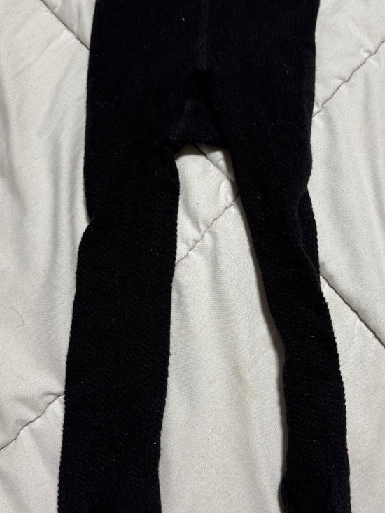 H&M Other - H&M Black Unisex Baby Tights 6-12 Months Textured